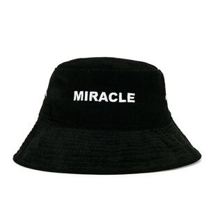NWOT Nahmias Unisex Miracle Black Corduroy Bucket Hat